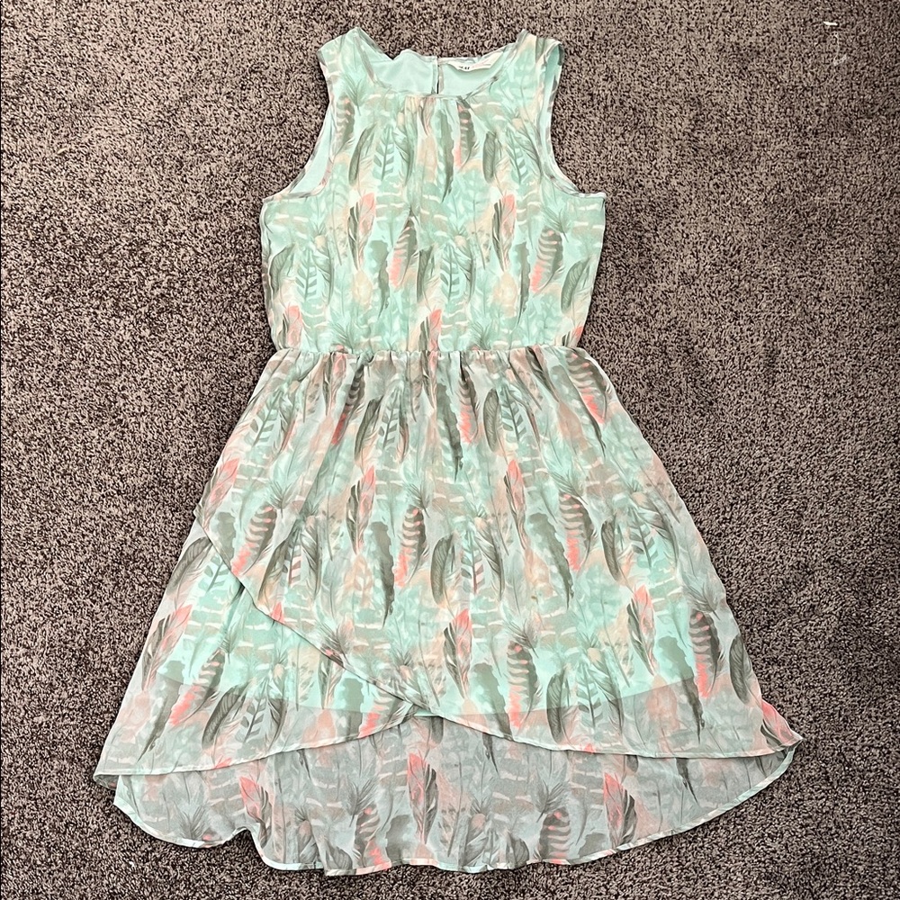 H&M Kids Sleeveless Dress - Mint and Coral